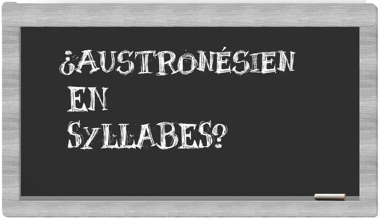 austronésien in syllables