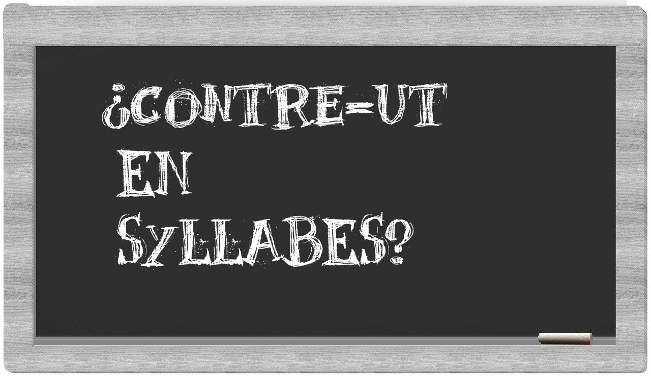 contre-ut in syllables