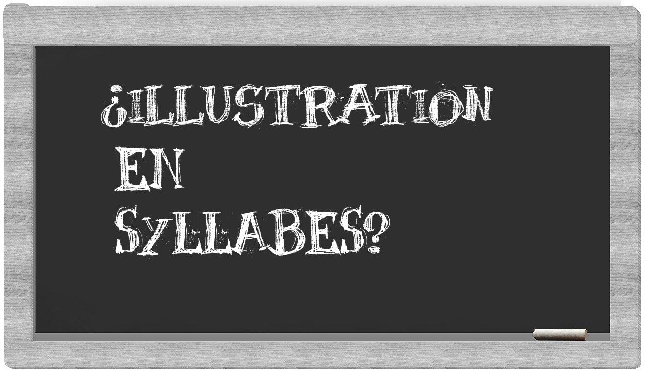 illustration in syllables