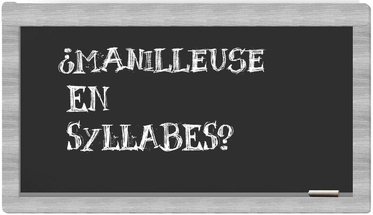 manilleuse in syllables