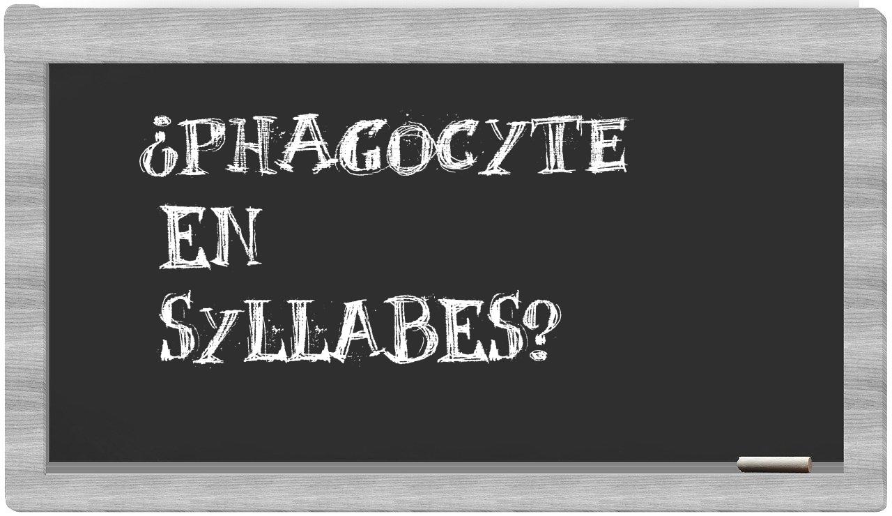 phagocyte in syllables